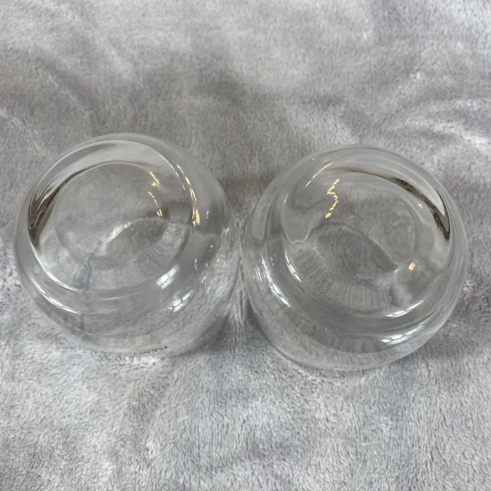2 REMY MARTIN Fine Champagne Glasses‎ Cognac Rounded Gold Lettering Man Cave Set